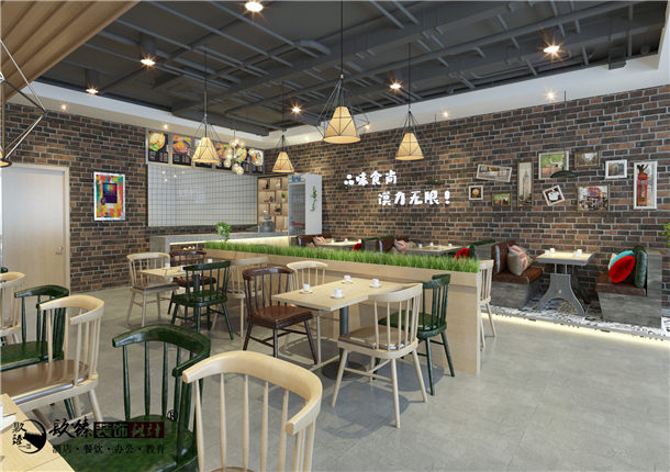 銀川老關(guān)餐廳裝修設(shè)計(jì)案例_nxjdhl_銀川餐廳裝修公司_PY
