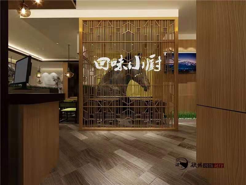 銀川回廚餐廳裝修設(shè)計(jì)案例_nxjdhl_銀川餐廳裝修公司_PY