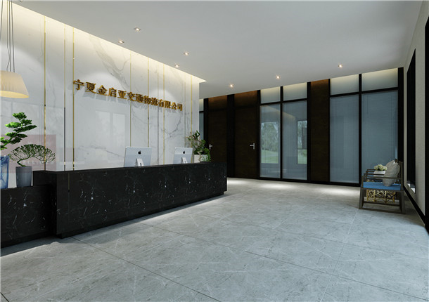 銀川金啟亞辦公室裝修設計案例_銀川辦公室裝修公司_nxjdhl