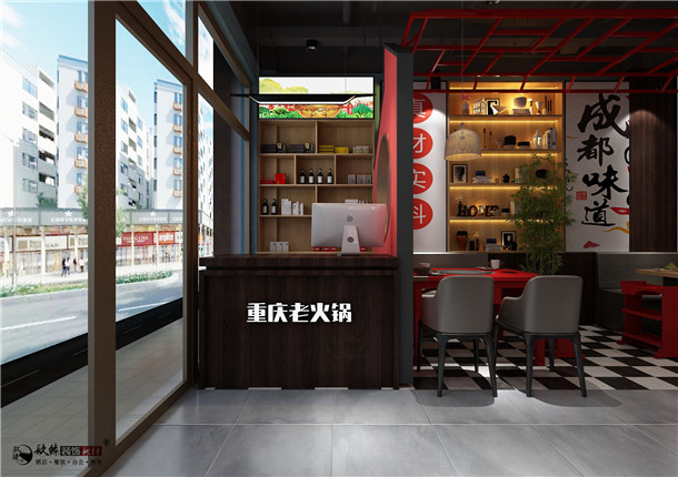 銀川火鍋店裝修|銀川火鍋店裝修設(shè)計(jì)|镹臻裝修網(wǎng)