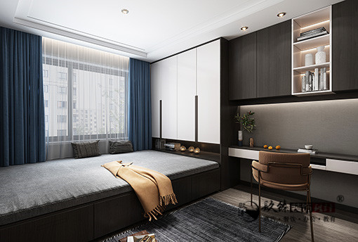 銀川別墅裝修|銀川別墅裝修設(shè)計|镹臻裝修網(wǎng) 一樓榻榻米_View01.jpg