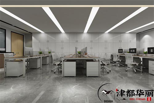 銀川津都華麗裝飾辦公案例分享|現(xiàn)代簡(jiǎn)約風(fēng)格下的時(shí)尚與精致