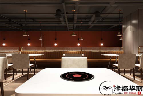 銀川餐廳裝修設(shè)計項目|津都華麗設(shè)計