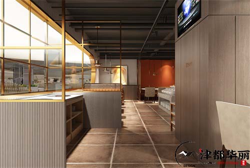 銀川餐廳裝修設(shè)計項目|津都華麗設(shè)計