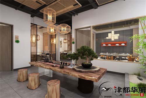 銀川餐廳裝修設計項目|津都華麗設計