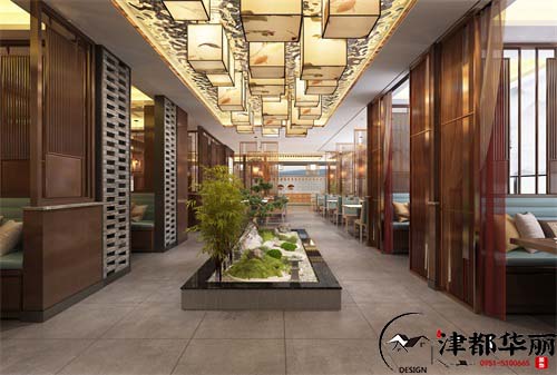 銀川餐廳裝修設計項目|津都華麗設計