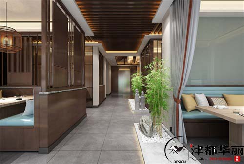 銀川餐廳裝修設計項目|津都華麗設計