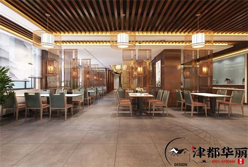 銀川餐廳裝修設計項目|津都華麗設計