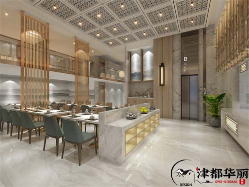 銀川餐廳裝修設(shè)計項(xiàng)目|津都華麗設(shè)計