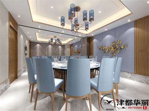 銀川餐廳裝修設(shè)計項(xiàng)目|津都華麗設(shè)計
