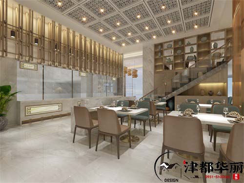 銀川餐廳裝修設(shè)計項(xiàng)目|津都華麗設(shè)計