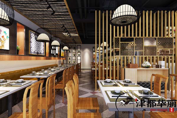 銀川餃子館裝修設(shè)計項目|津都華麗設(shè)計