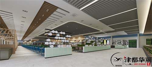 銀川博利達集團員工餐廳設計方案鑒賞|簡約設計突顯低調內(nèi)涵