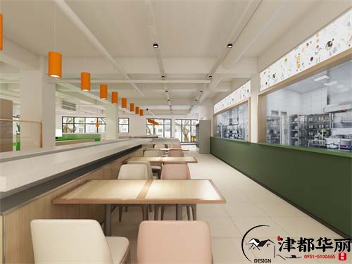 銀川城投智慧市場餐廳設計方案鑒賞|銀川餐廳設計裝修公司推薦