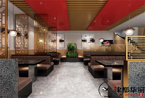 銀川百姓蜀鍋火鍋店設計方案鑒賞|銀川火鍋店設計裝修公司推薦