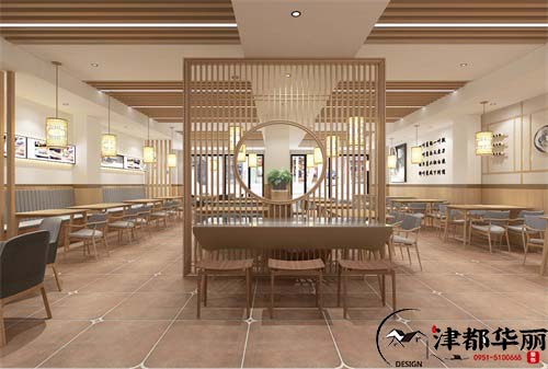 銀川餐廳裝修設計項目|津都華麗設計