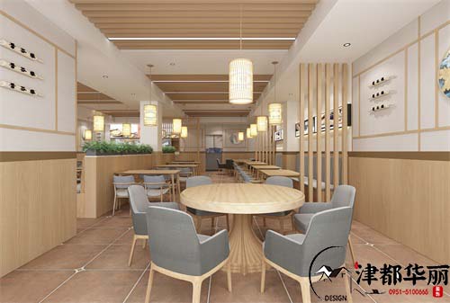 銀川餐廳裝修設計項目|津都華麗設計