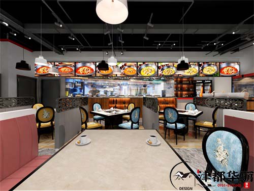 銀川火鍋店裝修設(shè)計(jì)項(xiàng)目|津都華麗設(shè)計(jì)