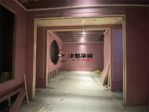 銀川工裝公司|銀川金維小罐茶餐飲工裝設計項目施工進度