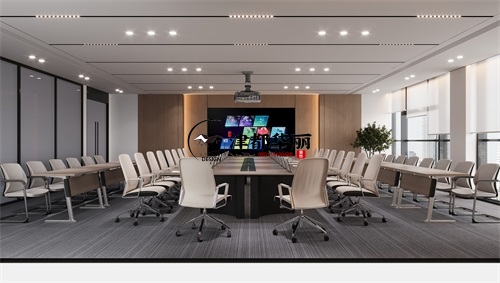 銀川裝修公司|銀川镹魚地產(chǎn)辦公樓設(shè)計(jì)裝修效果圖方案鑒賞